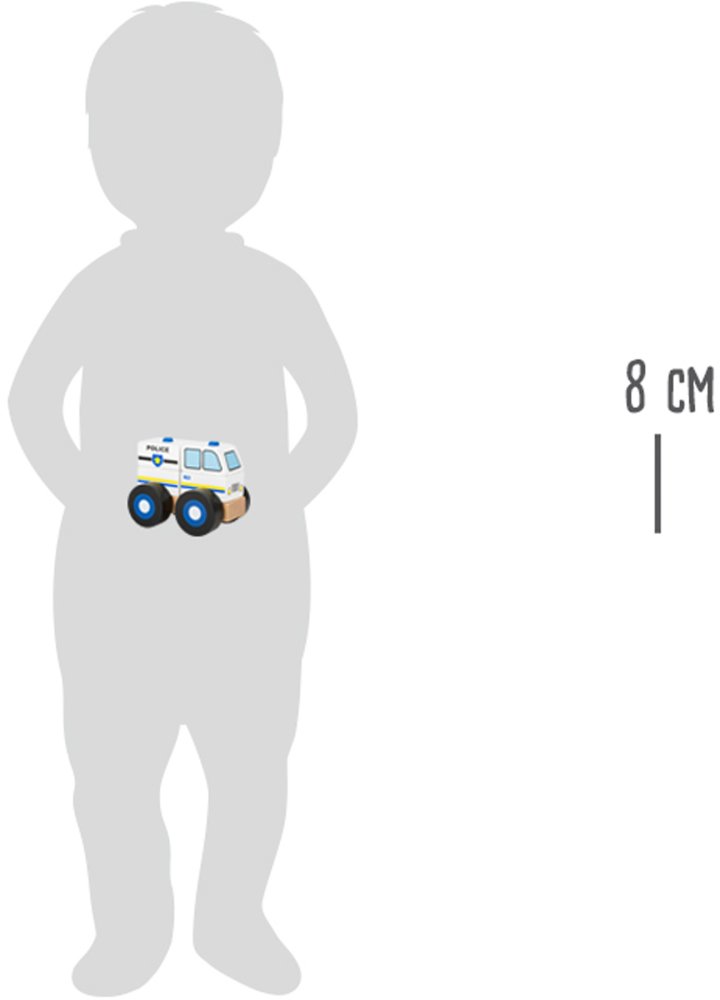 small foot Auto impilabile in legno Polizia - immagine 3