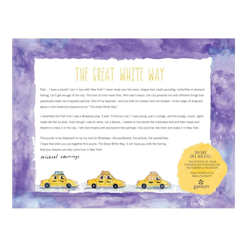Galison Puzzle Broadway fényei 2000 darabos - Image 4