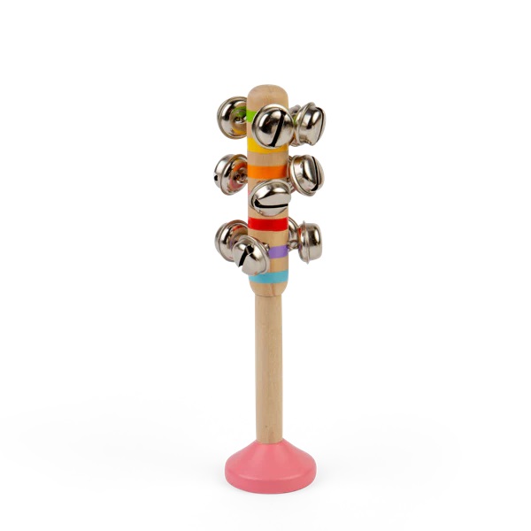 Bigjigs Toys Cascabeles 1 ud. rosa