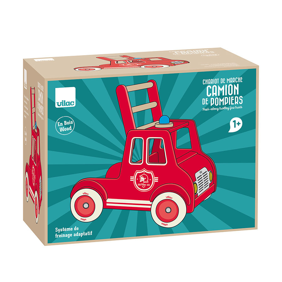 Vilac Lauflernwagen Feuerwehr – Bild 6