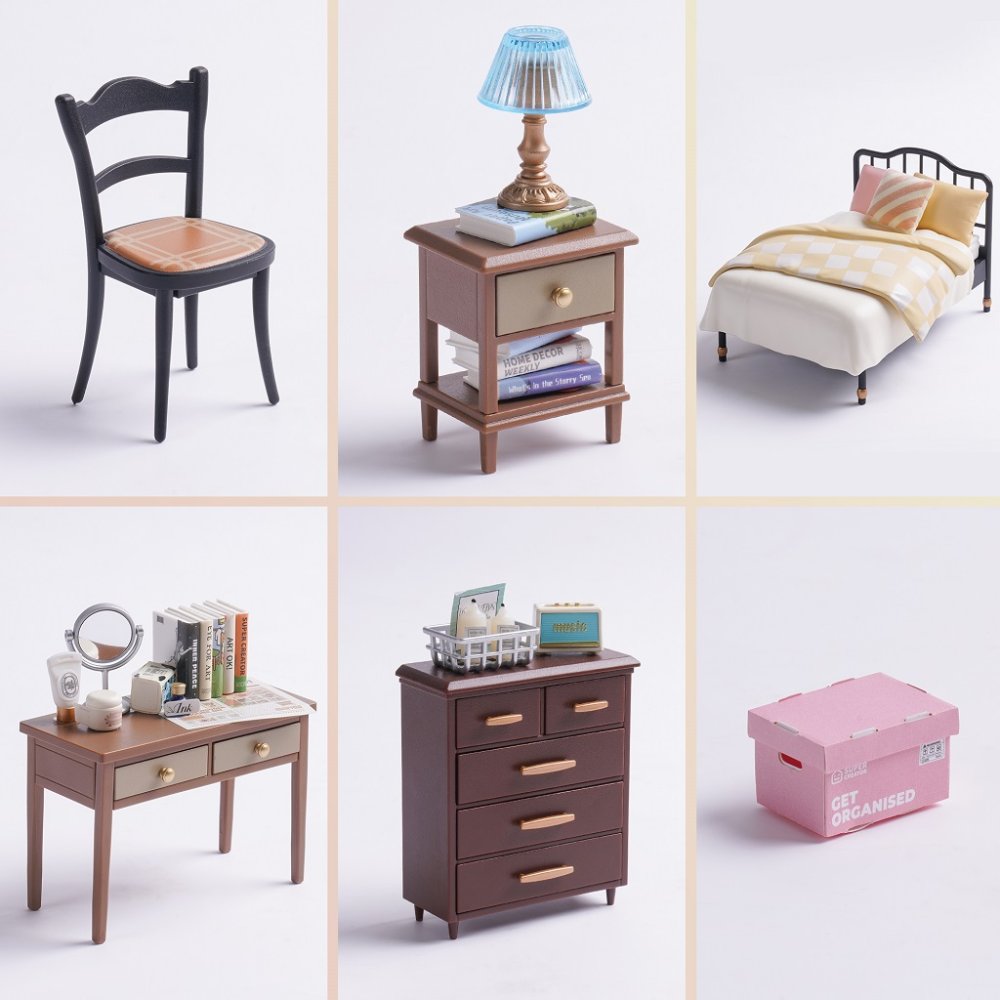 RoboTime 3D fa puzzle Miniatűr ház hálószoba Sweet Dream - Image 7