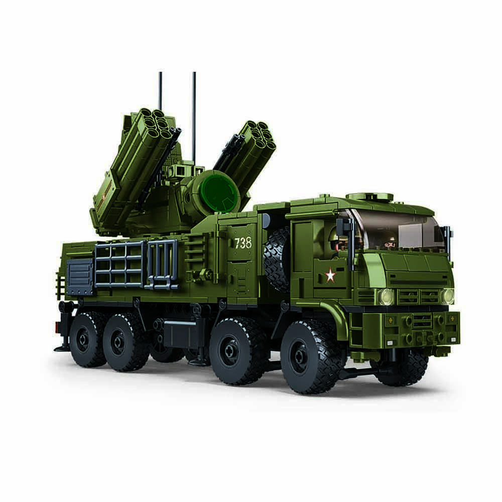 Sluban Model Bricks M38-B1252 Pantsir S1S in scala 1:35