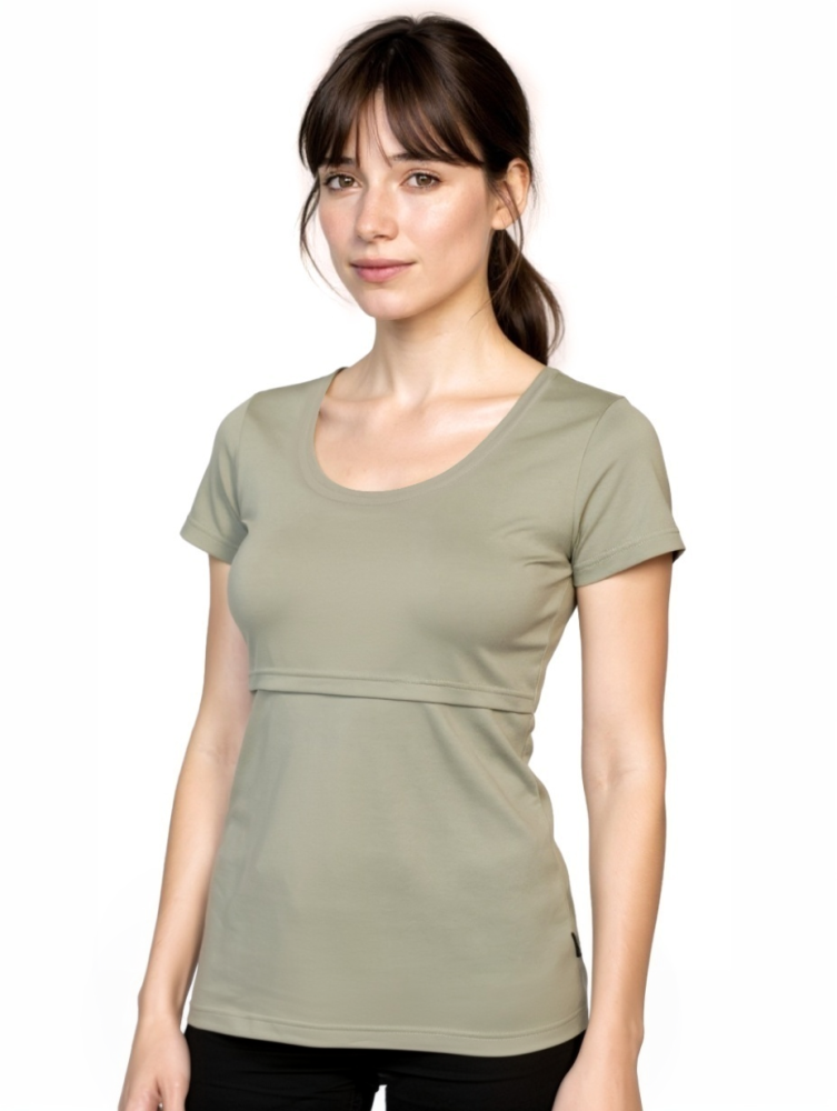 Stillshirt Kateřina, kurzer Ärmel, helloliv M/L – Bild 4