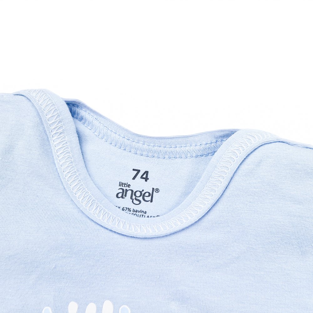 Body fin manches courtes image Outlast® - bleu clair 80 – Image 4