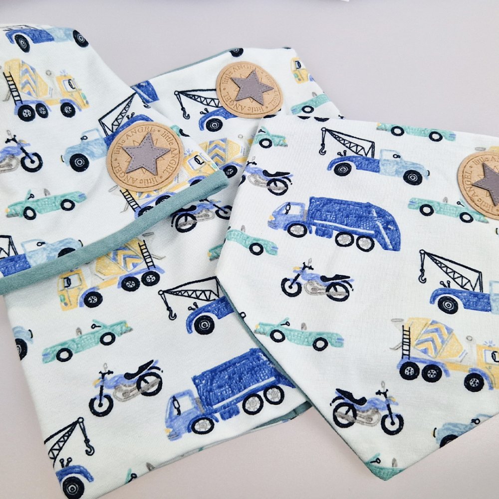 Tour de cou doublé Outlast® - sv.menthol voitures/tm.lichen UNI – Image 3