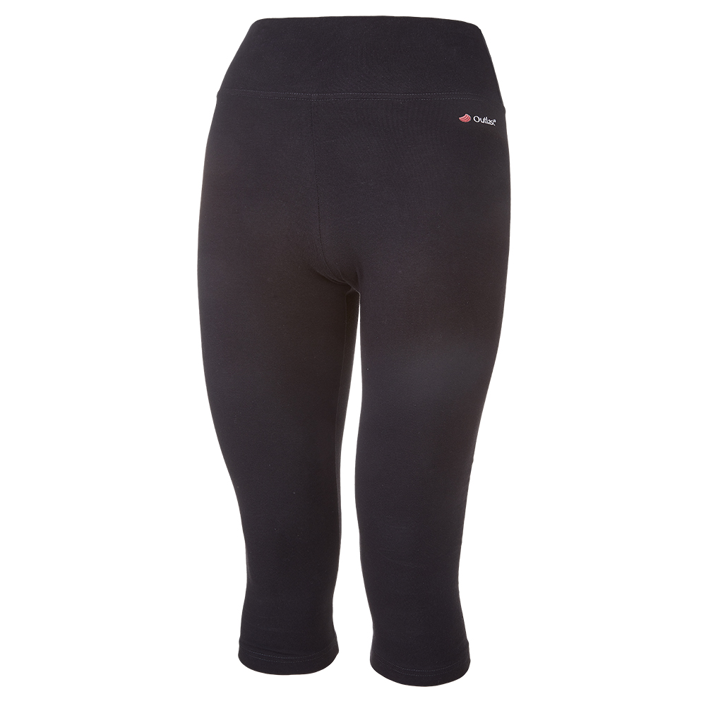 BARIDI vékony Outlast® 3/4-es női leggings - fekete L