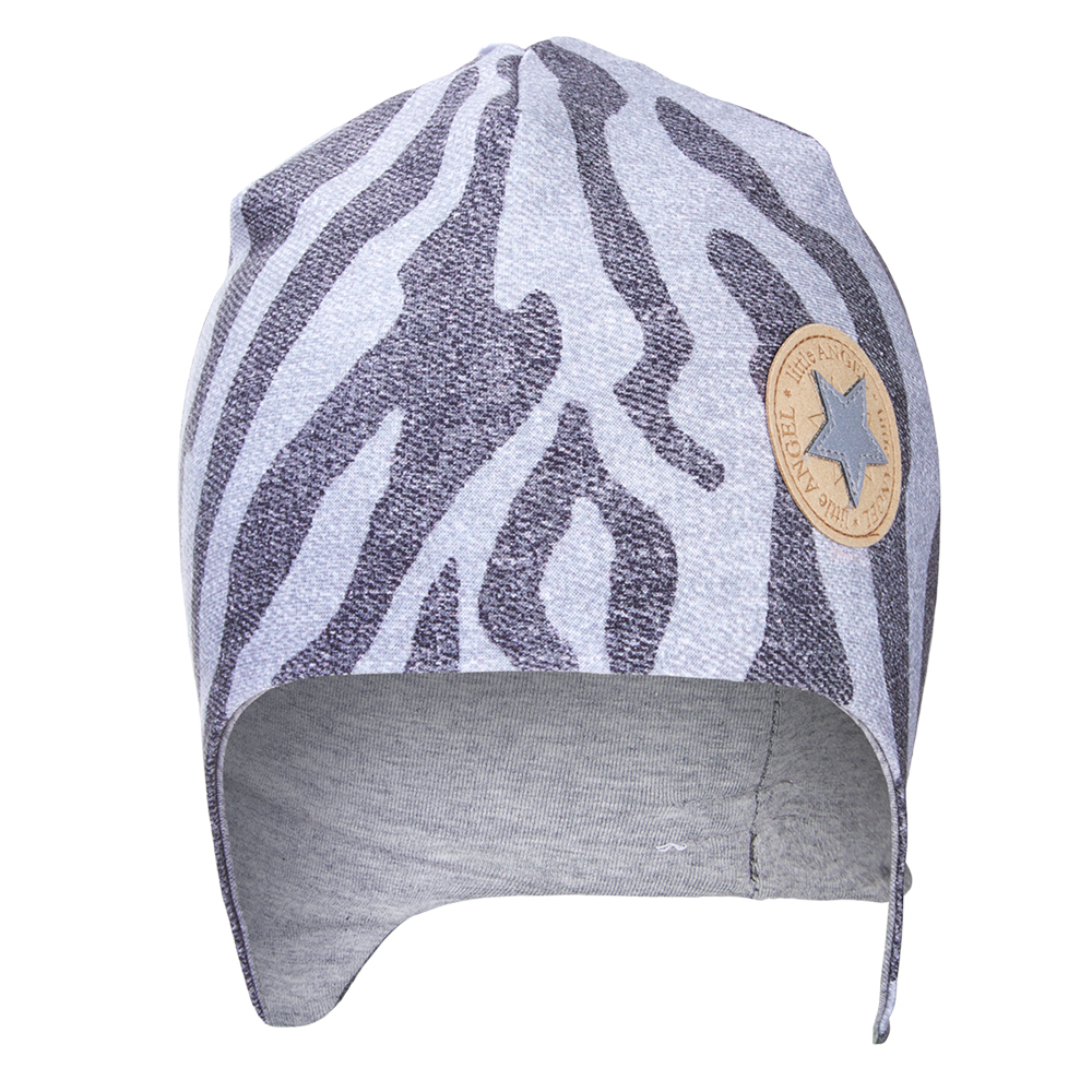 Berretto passamontagna foderato Outlast ® - motivo grigio-nero/melange grigio 6 | 54-57 cm