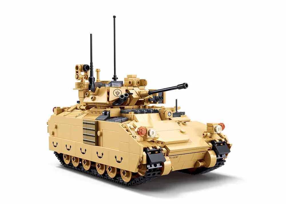 Sluban M38-B1363 Americký lehký tank M3A3 Bradley (obrázek 4)