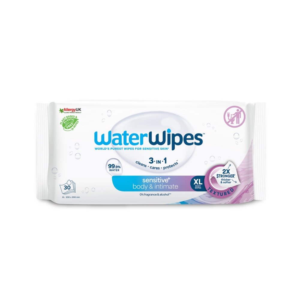 WATERWIPES Ubrousky vlhčené Body&Intimate 30 ks