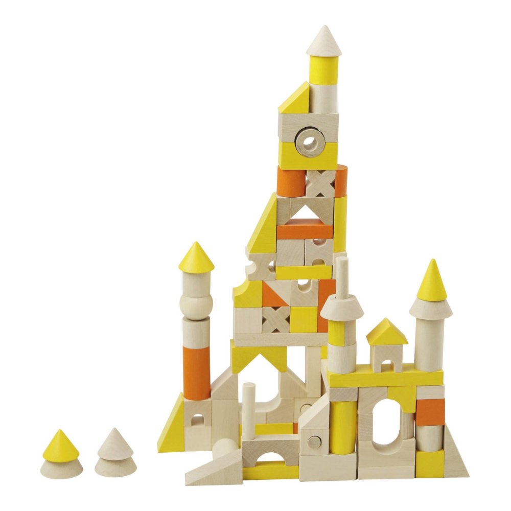 Detoa Dřevěné kostky L 96 dílků