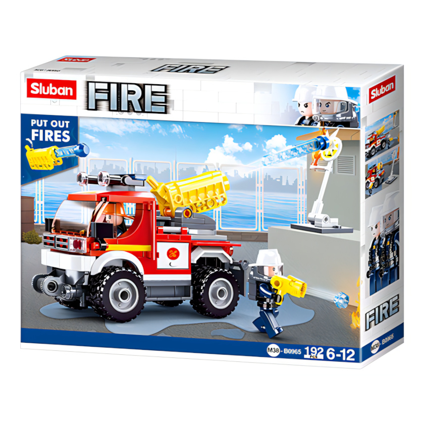 Sluban Hasiči M38-B0965 Off-road s vodním dělem (obrázek 4)