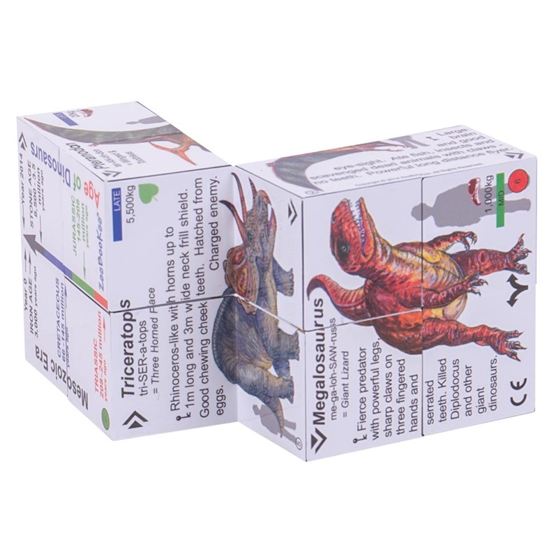Zoobookoo Kniha v kostce Dinosauři (obrázek 4)