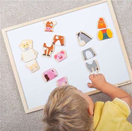 Bigjigs Toys Magnetky Zvířátka z farmy