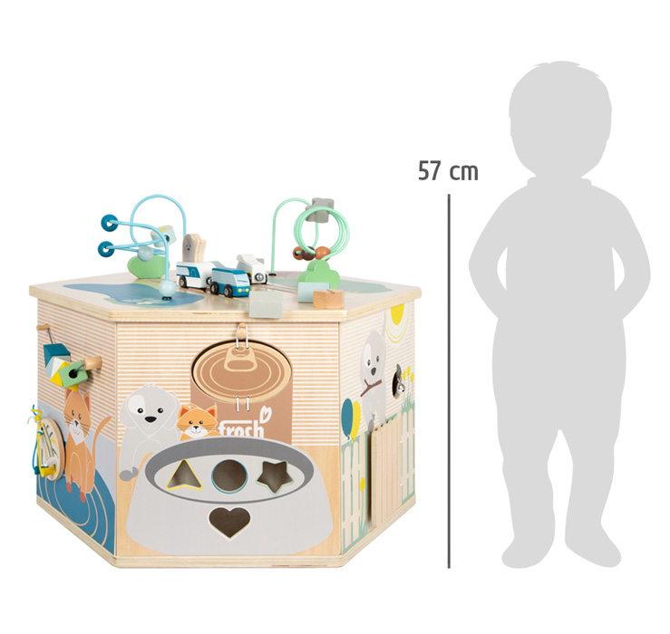 small foot Motorická interaktivní kostka Pets XXL (obrázek 9)
