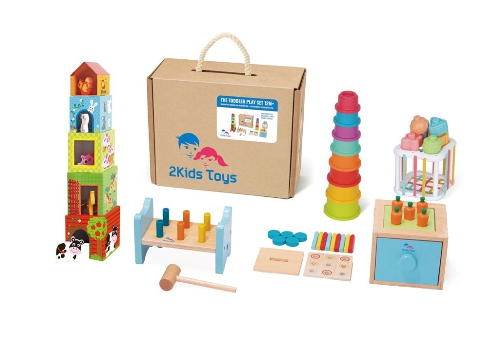 2Kids Toys Dárkový set hraček pro nejmenší 12m+