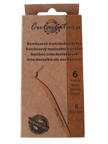 Bambusove Medzobne ščetke - B (0,5 Mm)