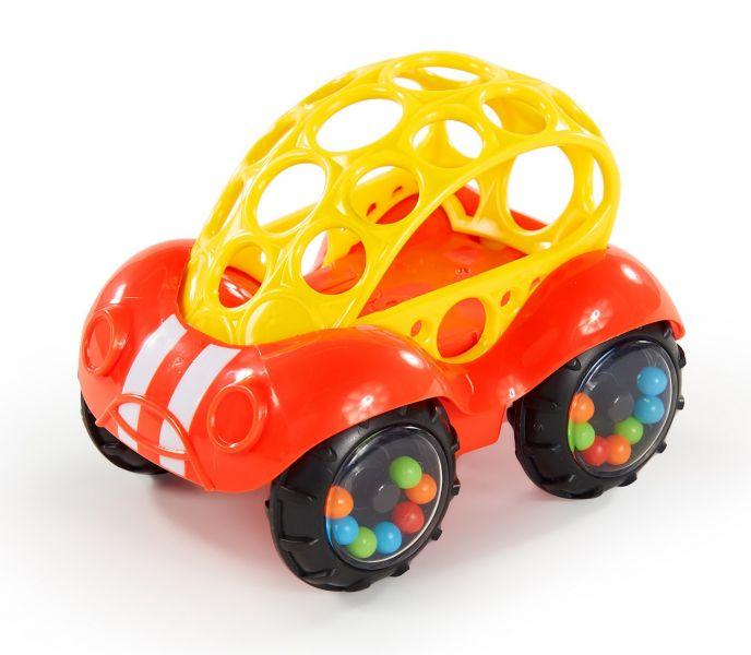 OBALL Rattle&Roll™ Autospeelgoed, Rood 3m+