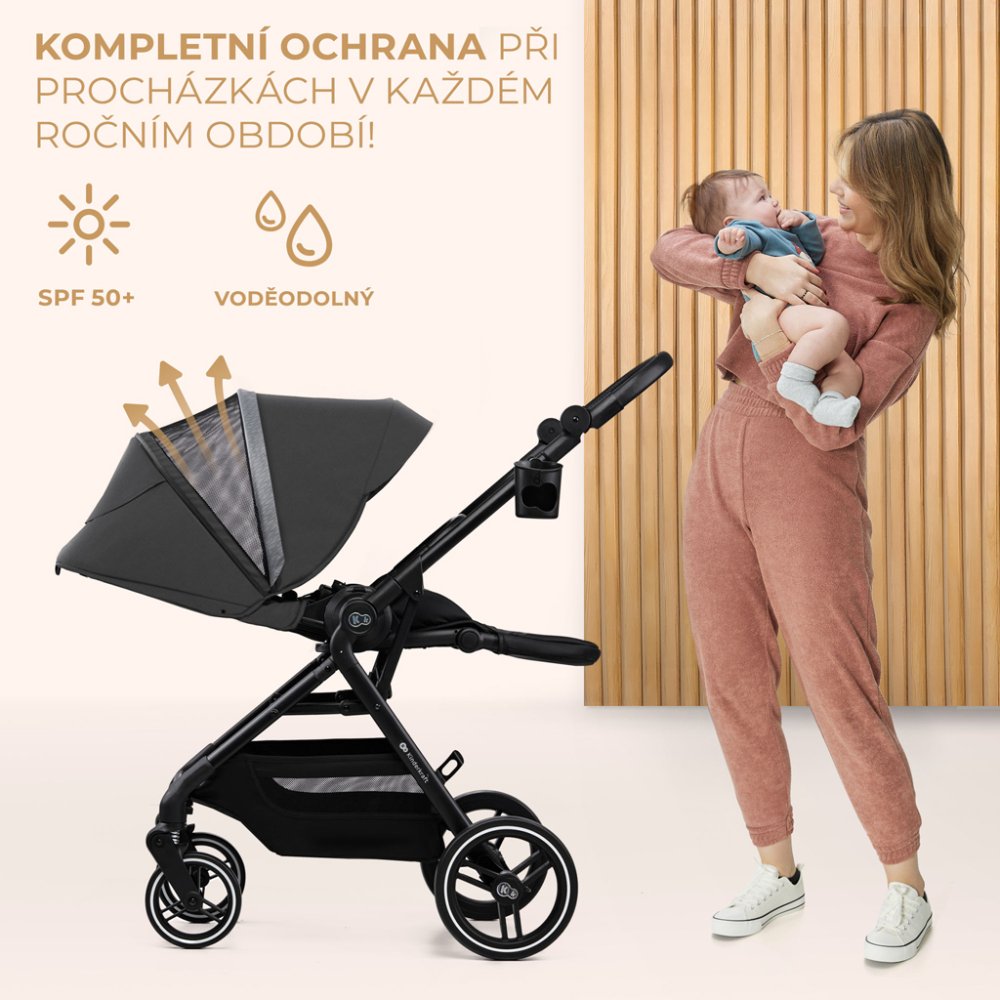 KINDERKRAFT SELECT Sportvagn Yoxi Moonlight Grey