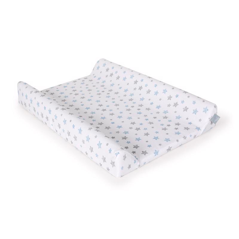 CEBA Housse Matelas à Langer 50x70-80 Cm 2 Pcs Bleu+Étoiles Bleues