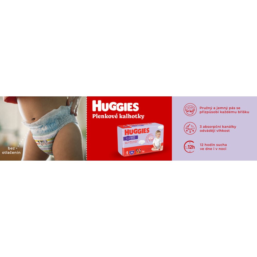HUGGIES® Pants Couches-culottes jetables 4 (9-14 kg) 144 pcs - STOCK MENSUEL – Image 4