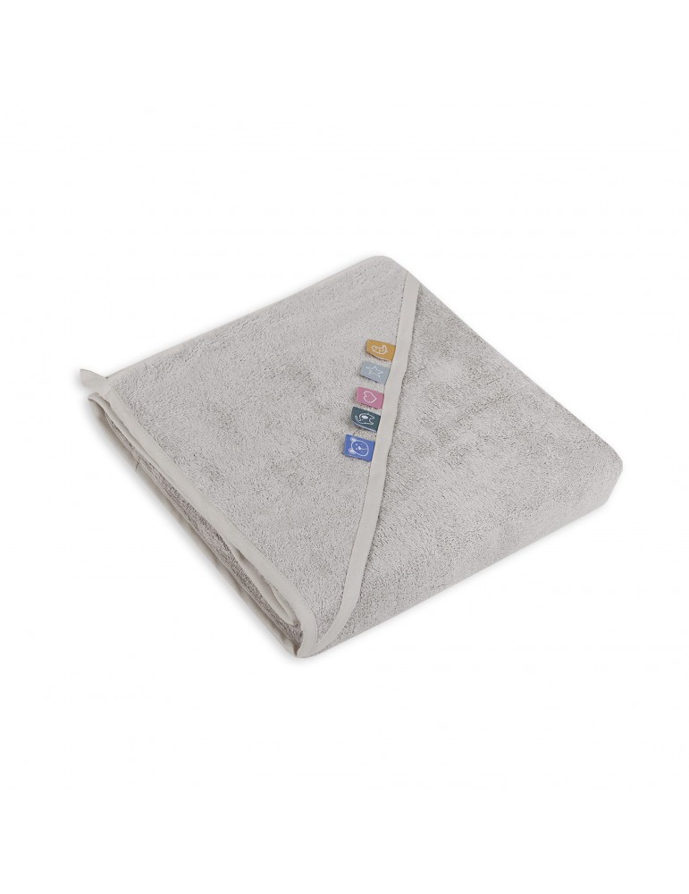 CEBA Hooded Towel EcoVero Line 100x100 Moonbeam Ceba