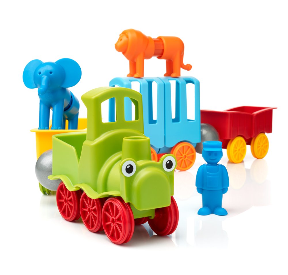 SmartMax - Mon Premier Train Avec Des Animaux - 22 Pcs