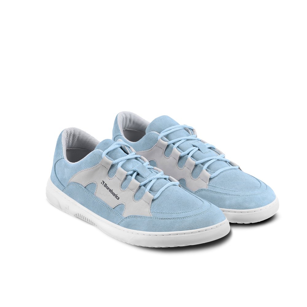 Barefoot Tenisky Barebarics Evo - Light Blue & White 36 Blue