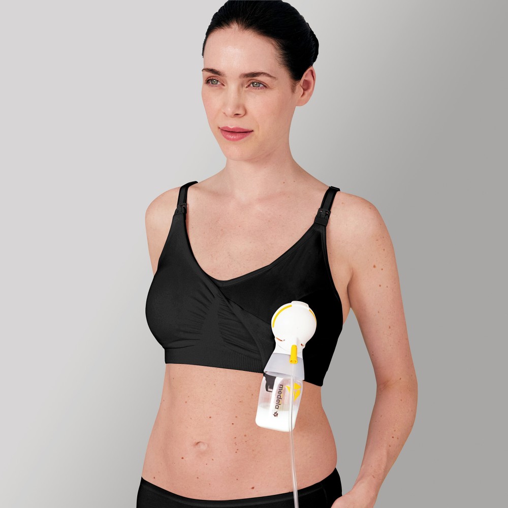 Soutien-gorge d'allaitement et de pompage 3 en 1 MEDELA, noir L – Image 6