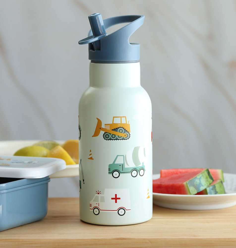 A Little Lovely Company - Borraccia in acciaio inox, 350 ml - veicoli - immagine 5