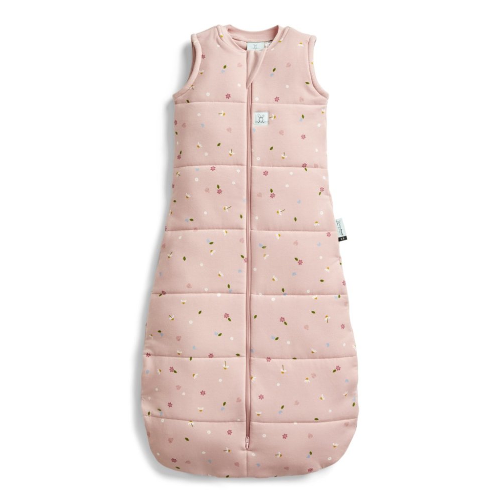 ERGOPOUCH Śpiworek do spania bawełna organiczna Jersey Daisies 8-24 m, 8-14 kg, 2,5 tog