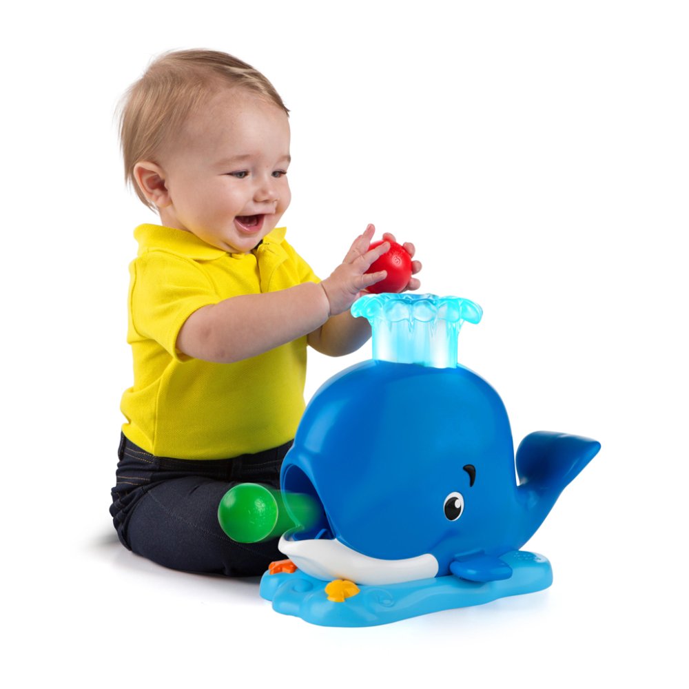 BRIGHT STARTS Jouet musical lumineux baleine Popper 6m+ – Image 3