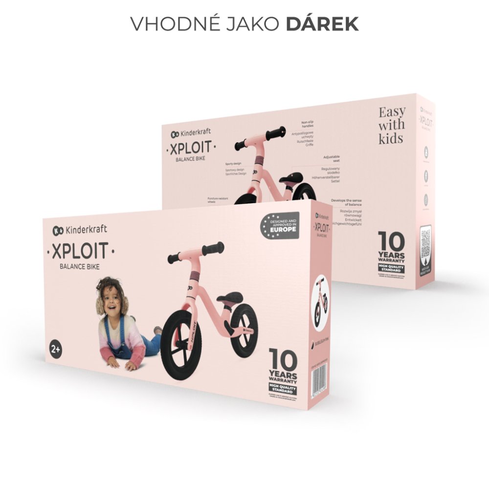 KINDERKRAFT Bicicletta senza pedali Xploit Bubblegum pink - immagine 7