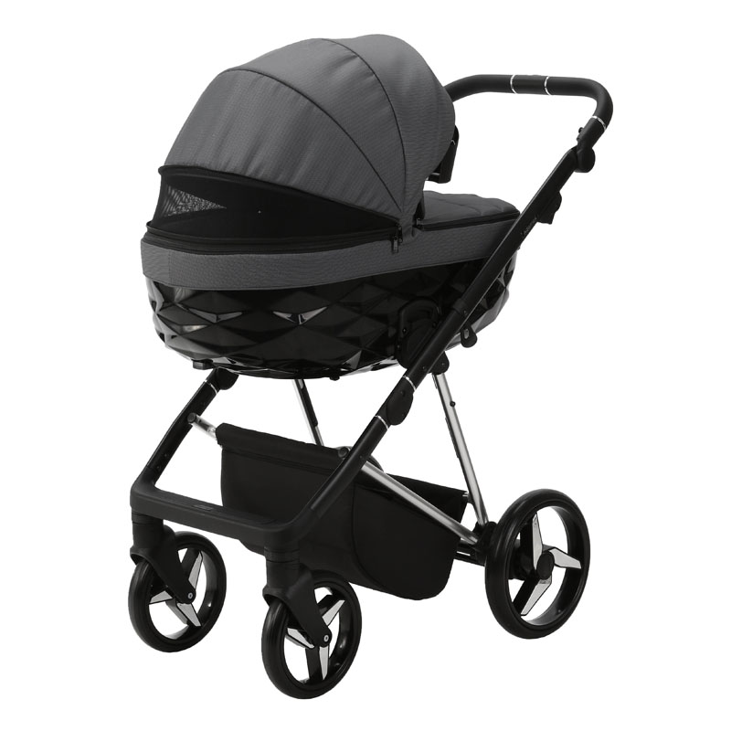 ADAMEX Poussette combinée Quantum Special Edition Graphite/Argent – Image 6