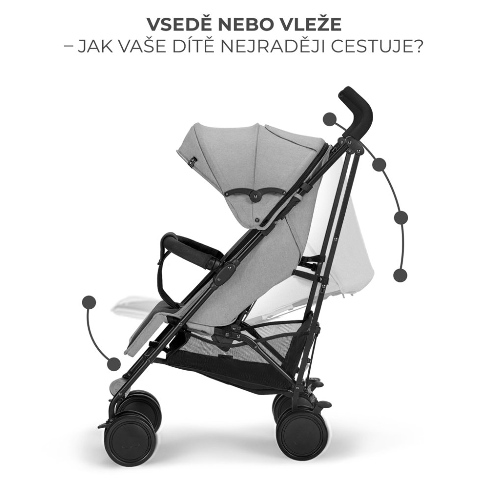 Poussette sport Siesta Ash grey KINDERKRAFT – Image 7