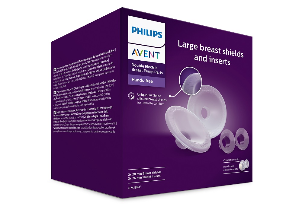 Philips AVENT Hands-Free Nakładki na brodawki L, wkładki silikonowe - obrazek 6