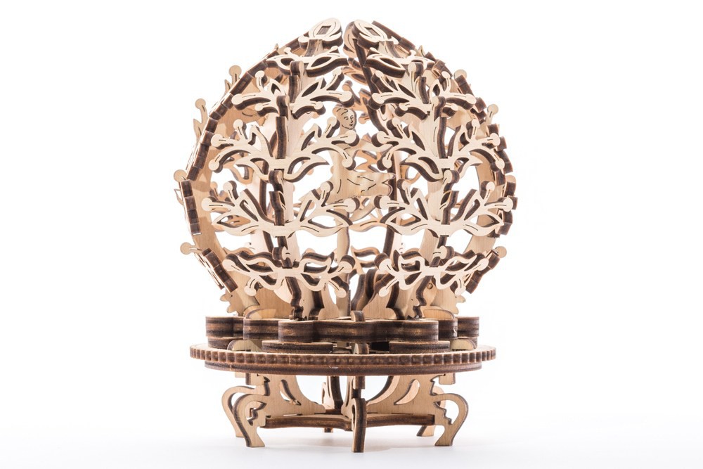 Puzzle mécanique en bois 3D Ugears Fleur – Image 5