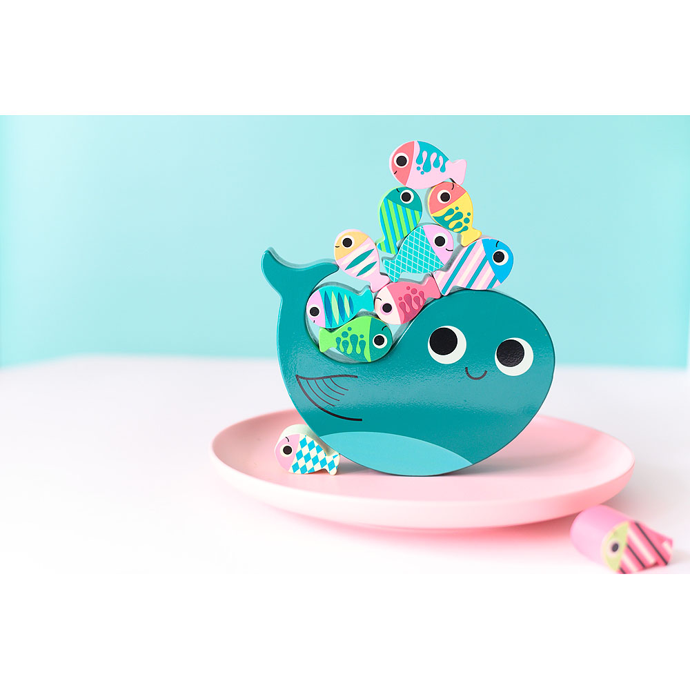 Vilac Juego de equilibrio de motricidad fina Ballena - Imagen 6