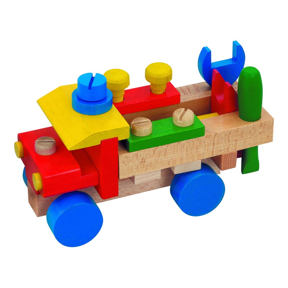 Detoa Coche de Montaje de Madera