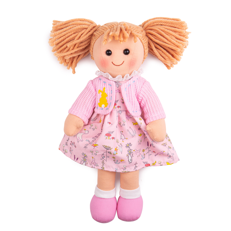 Bigjigs Toys Lalka szmaciana Ella 34 cm