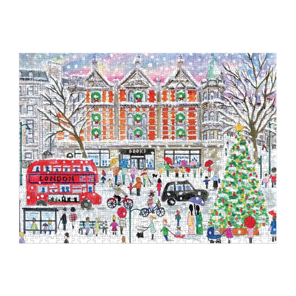 Puzzle Galison Noël à Londres 1000 pièces – Image 5