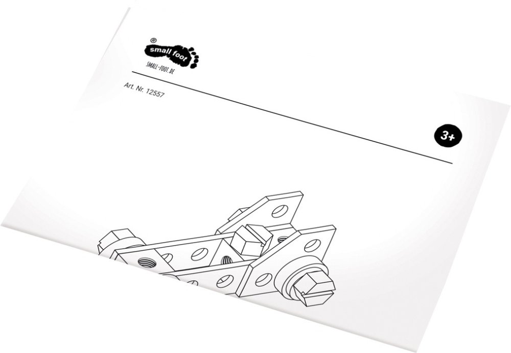 small foot Banco da lavoro e cassetta degli attrezzi 2 in 1 Workshop - immagine 3