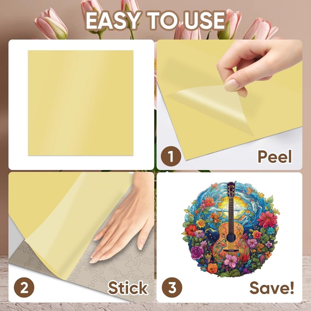 EscapeWelt Puzzle de Madera Guitarra 200 piezas - Imagen 6