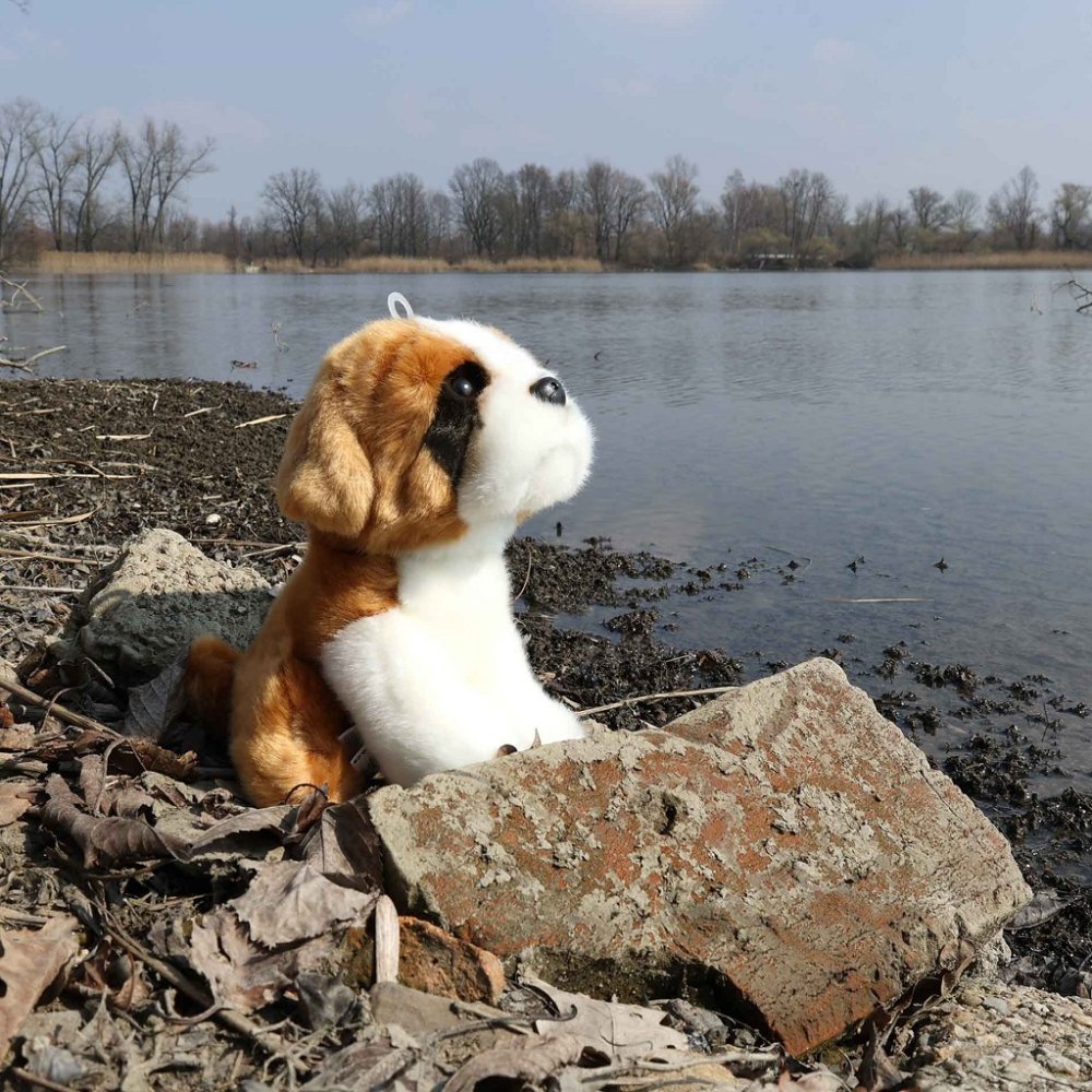 Rappa Plüss bernáthegyi kutya 20 cm ECO-FRIENDLY - Image 4