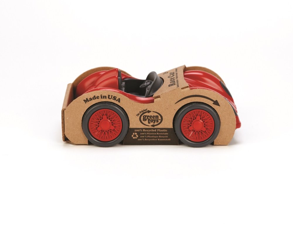 Green Toys Coche de carreras rojo - Imagen 3