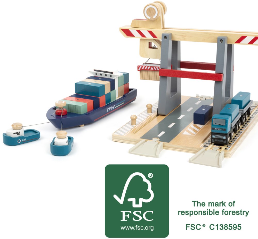 small foot Depósito de barcos con accesorios