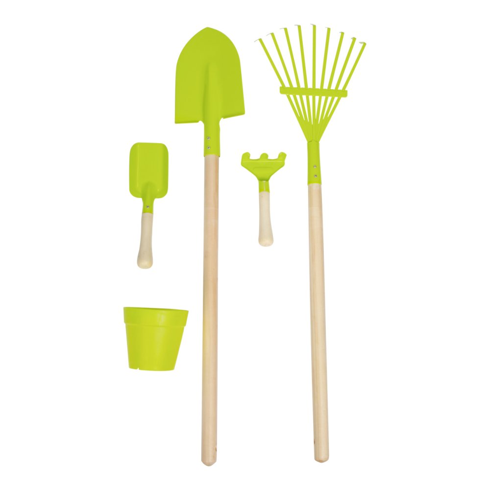 small foot Carretilla de jardín con 5 herramientas - Imagen 4