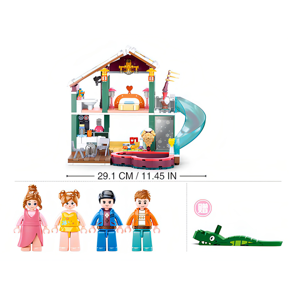 Sluban Happy Diary M38-B0961 Házikó téli vakációhoz - Image 4