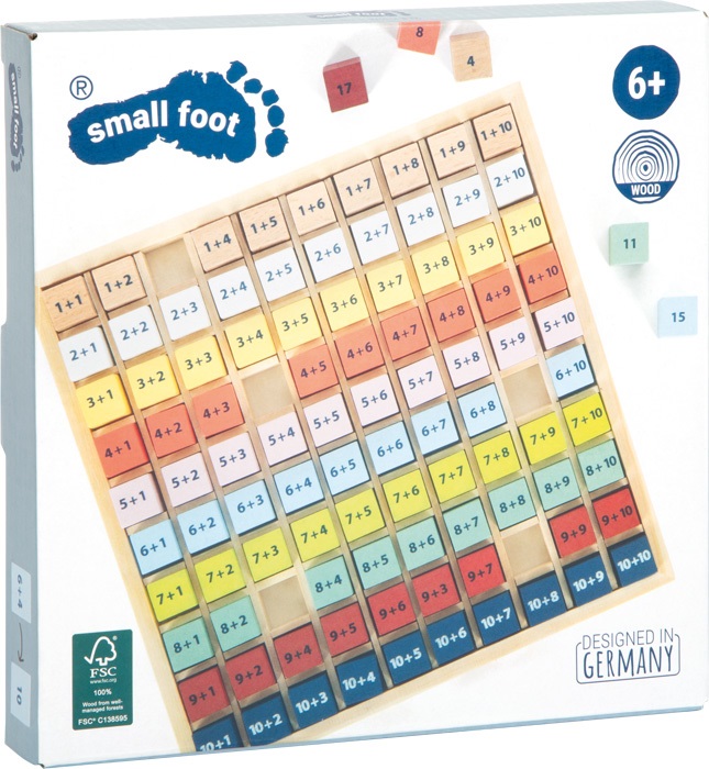 small foot Tableau d'apprentissage en bois pour l'addition – Image 2