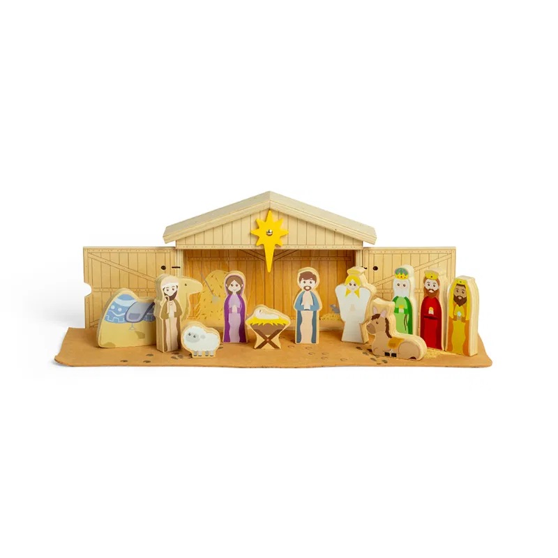 Bigjigs Toys Presepe in legno - immagine 2