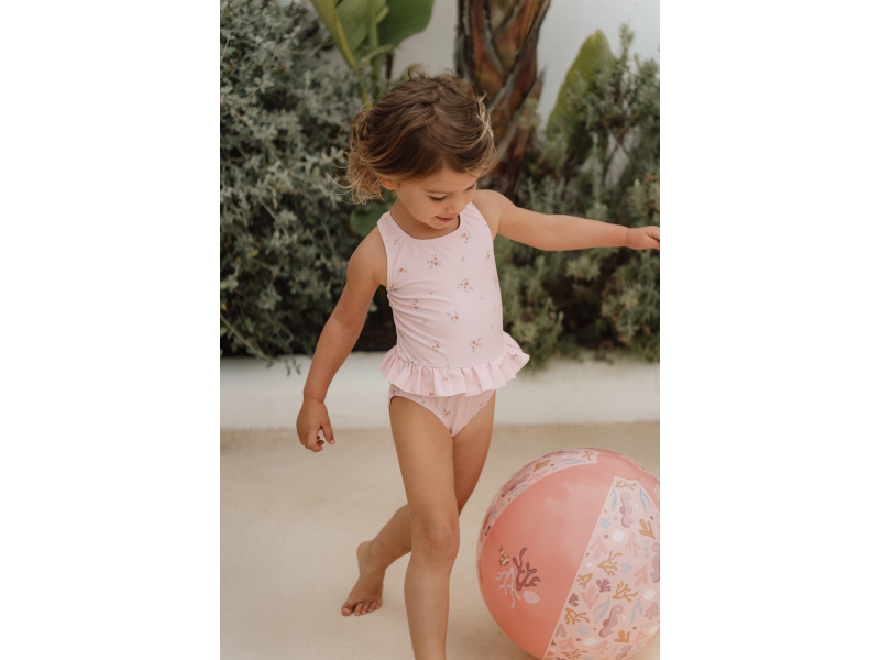 LITTLE DUTCH Míč nafukovací Ocean Dreams Pink (obrázek 5)